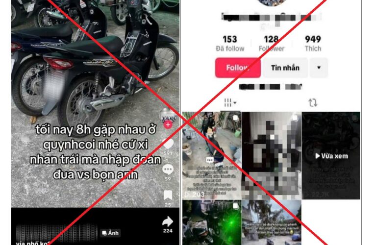 Công an xã Quỳnh Phụ phát hiện, xử lý trường hợp đăng tải video có nội dung xấu độc lên mạng xã hội TikTok