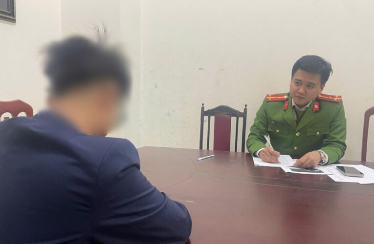 Công an phương Trần Lãm xử lý trường hợp sử dụng mạng xã hội chưa đúng chuẩn mực