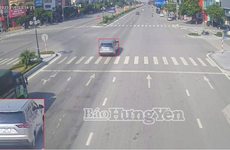 Hưng Yên: Phạt nguội 8 trường hợp vi phạm quy định về trật tự an toàn giao thông