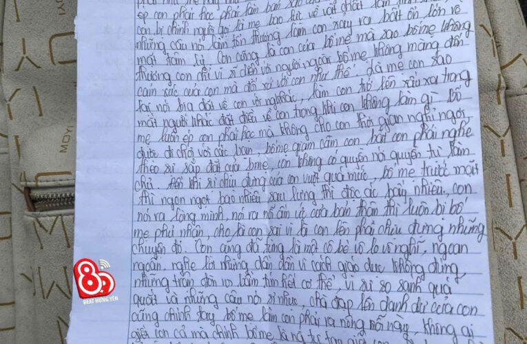 Chi tiết nội dung lá thư được để lại…