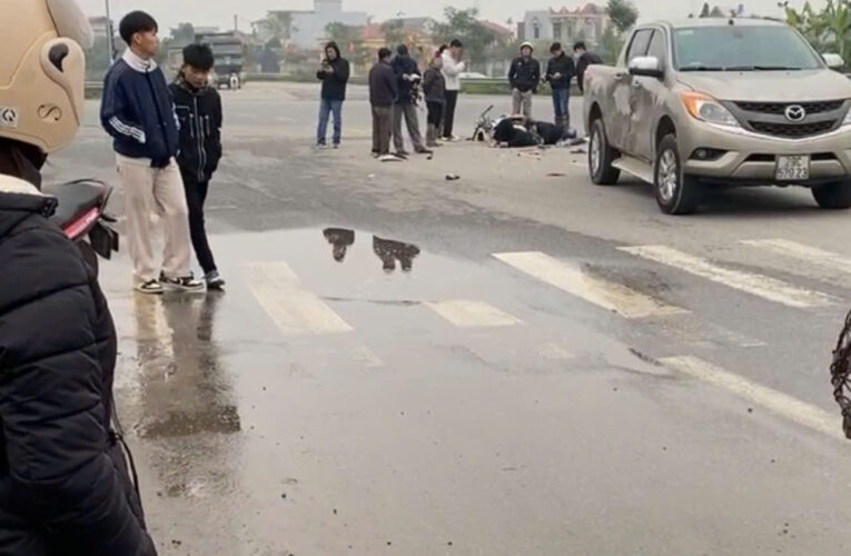 [VIDEO] Hiện trường vụ TNGT tại Đường Thái Hà nút giao Đông Đô